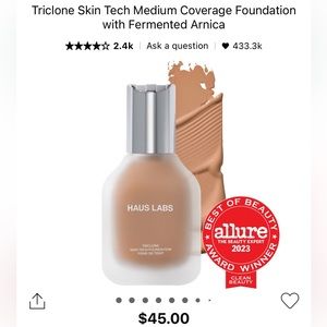 Haus Labs by Lady Gaga Triclone Skin Tech Medium Coverage foundation